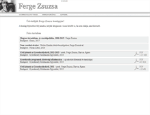 Tablet Screenshot of fergezsuzsa.hu